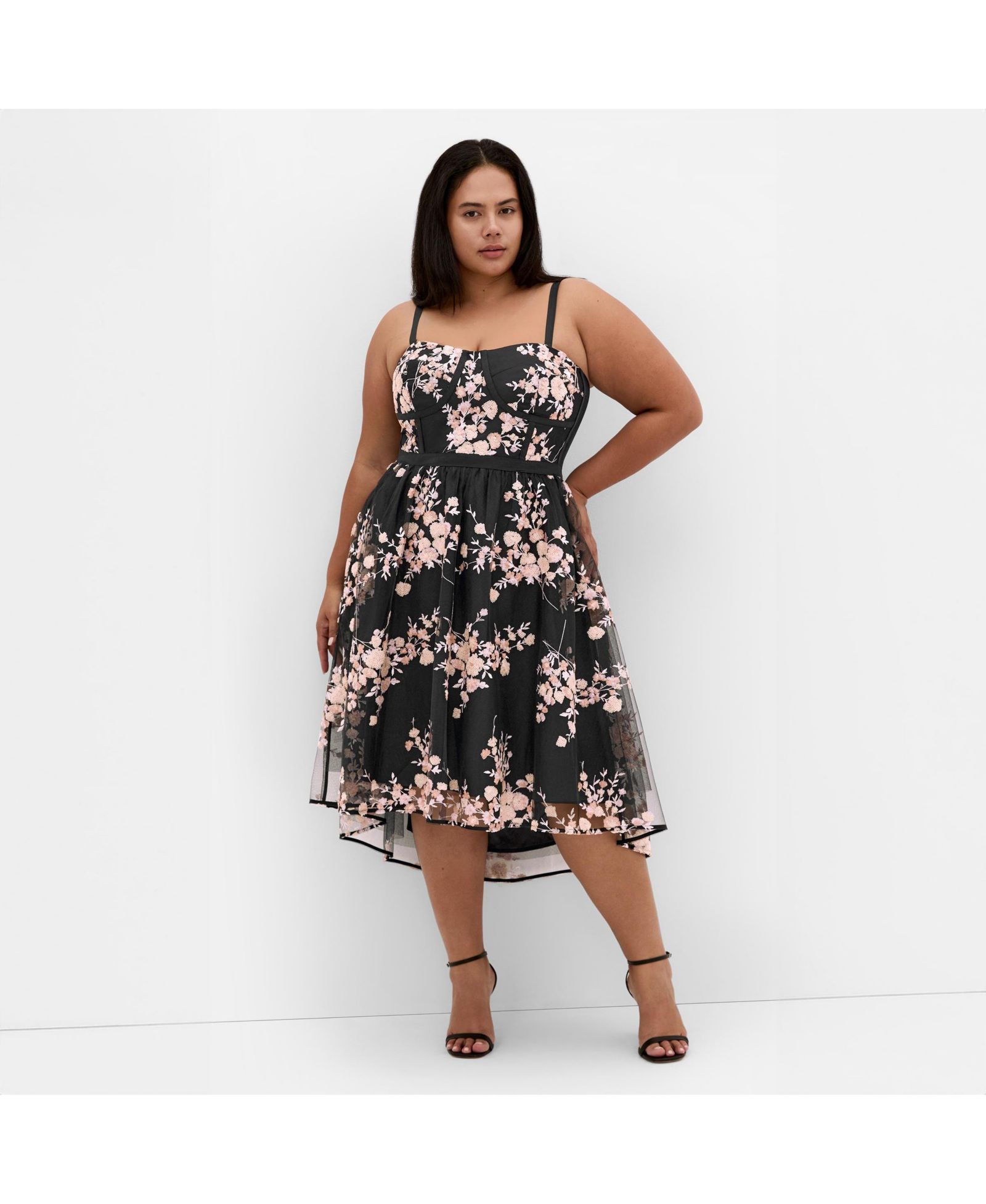 Женское платье Plus Size CITY CHIC Ambrosia Strapless Tulle