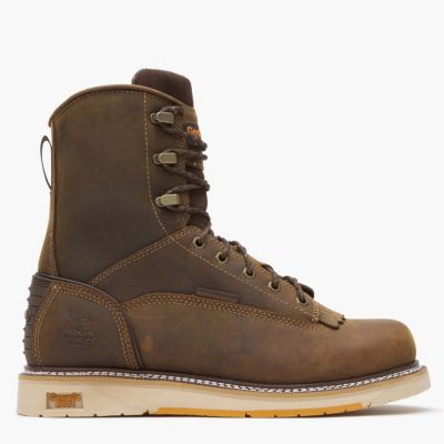 Мужские водонепроницаемые рабочие ботинки GEORGIA BOOT Men's AMP LT Wedge Waterproof Work Boot
