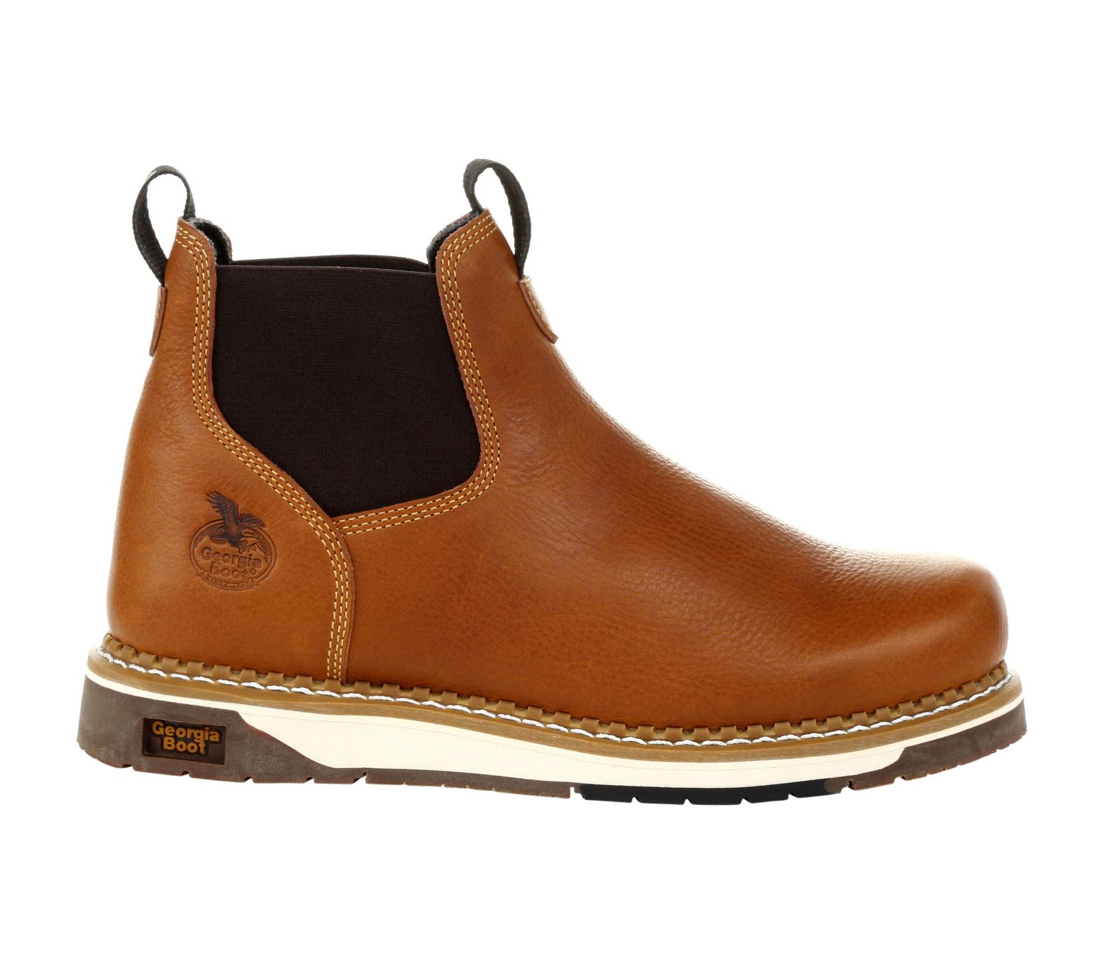 GEORGIA BOOT Men's AMP LT Wedge Chelsea Work Boot