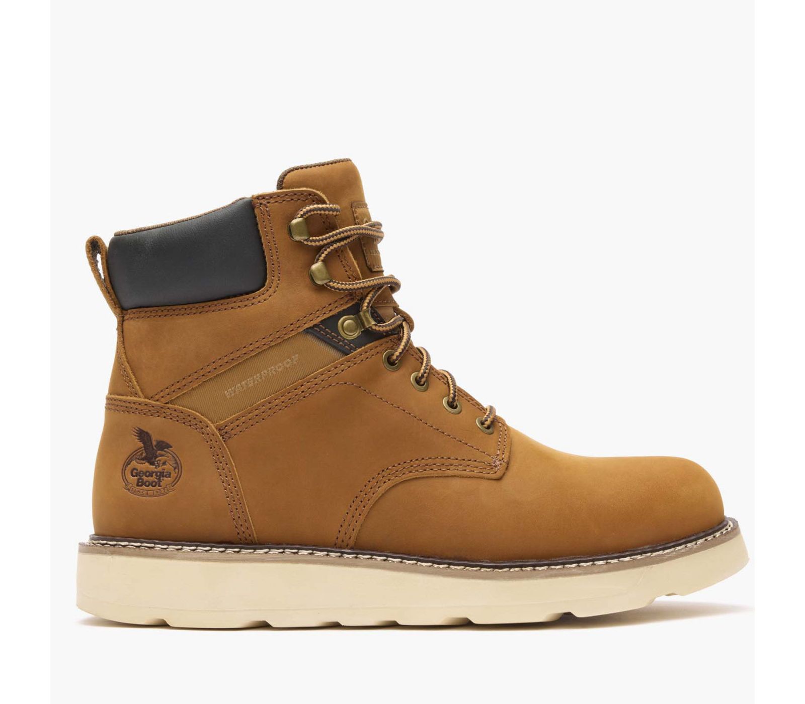 GEORGIA BOOT Men's Core 37 6" Waterproof Wedge Work Boot