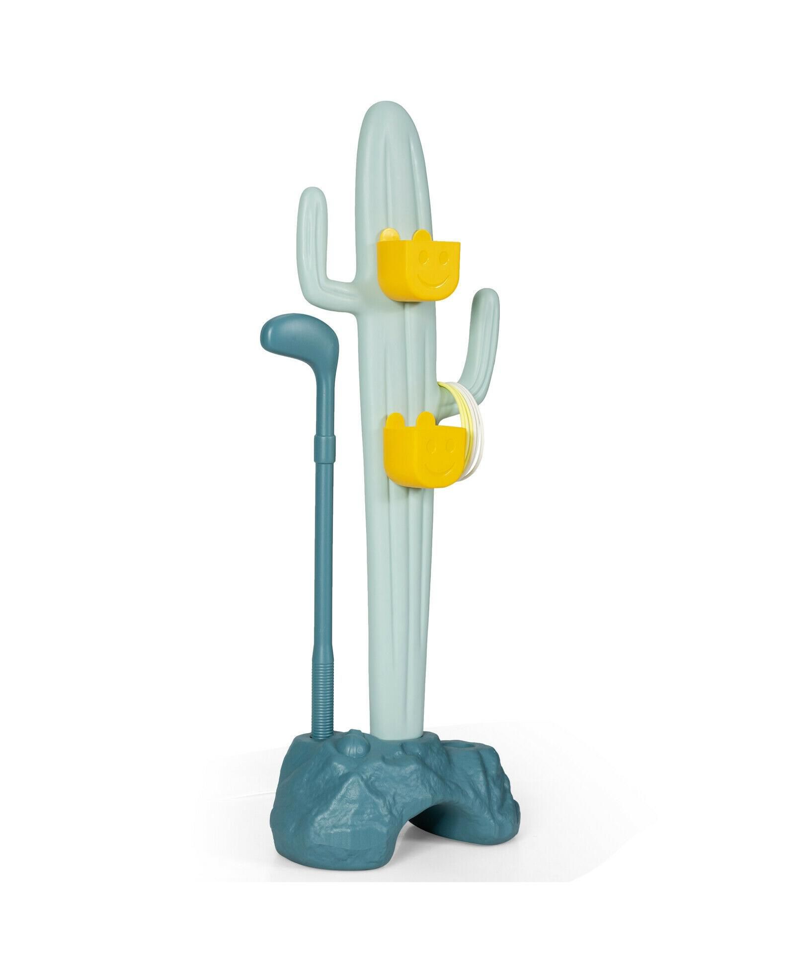 Игровой центр 3-в-1 Cactus с гольфом и кольцами