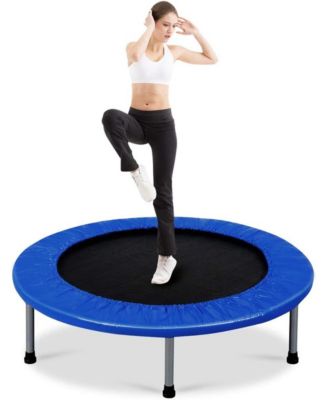 36 Inch Mini Folding Trampoline Portable Recreational Fitness Rebounder