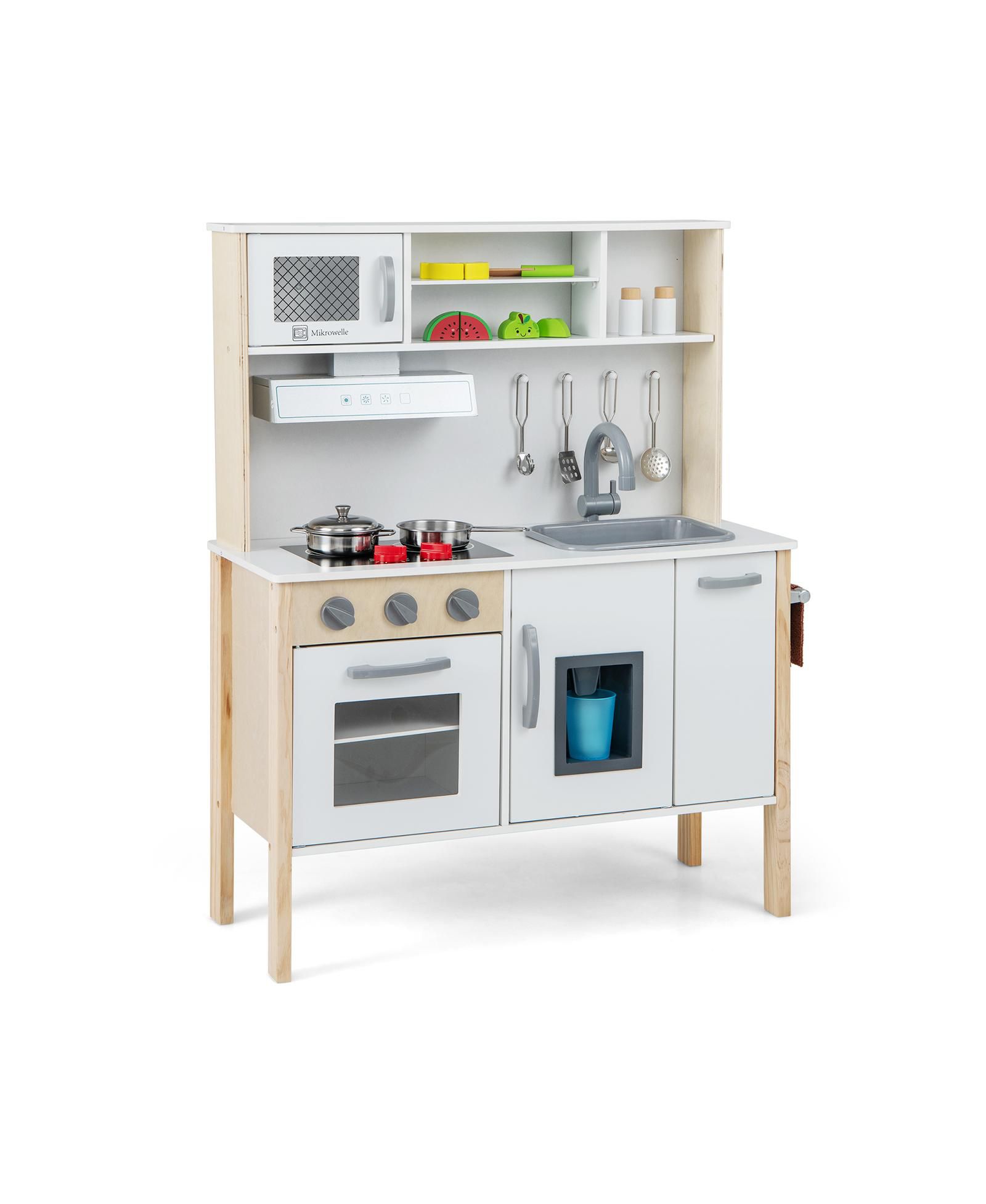 Деревянный игровой набор для кухни Mecale, 18 предметов, возраст 3+