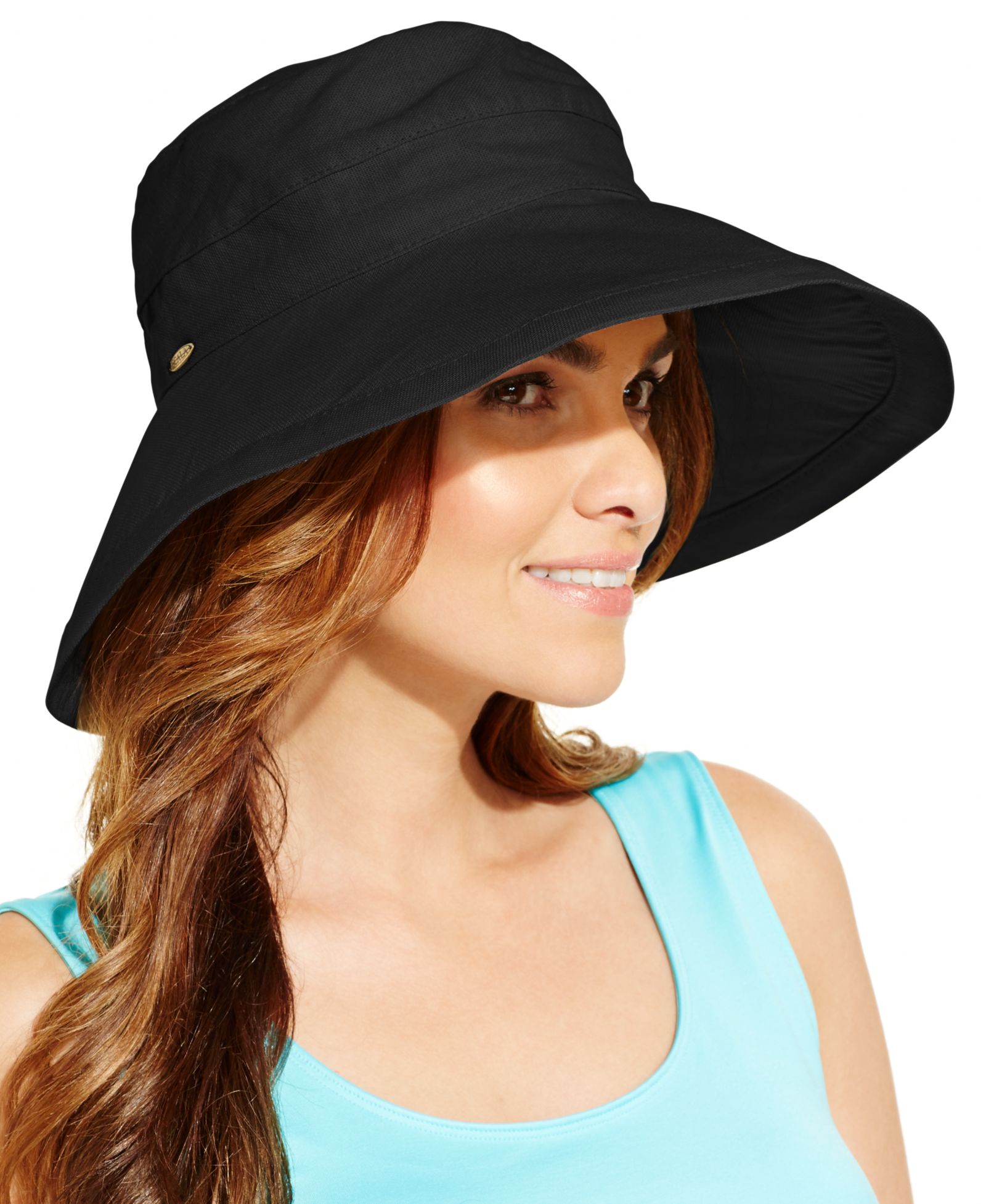 Scala Cotton Big Brim With Inner Drawstring