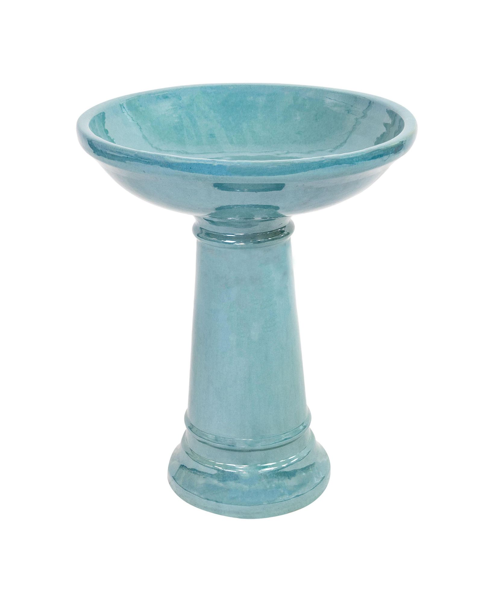 Керамическая чаша для птиц Sunnydaze Decor Calais 25" H Ceramic Bird Bath