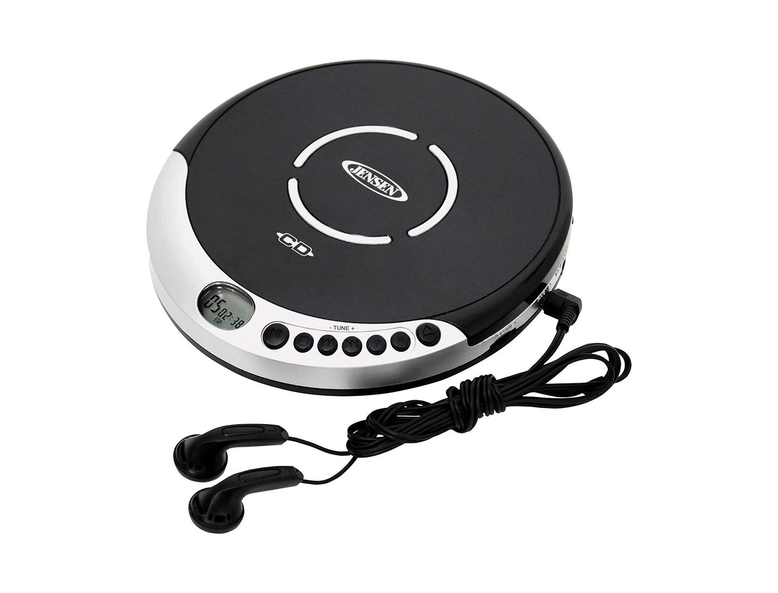 Jensen CD-60R Portable 60-Second Antiskip CD Player