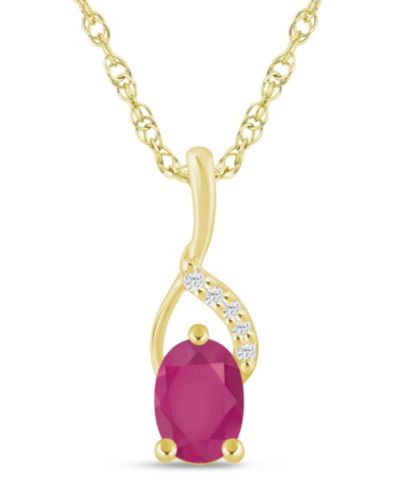 Ruby Yellow Gold
