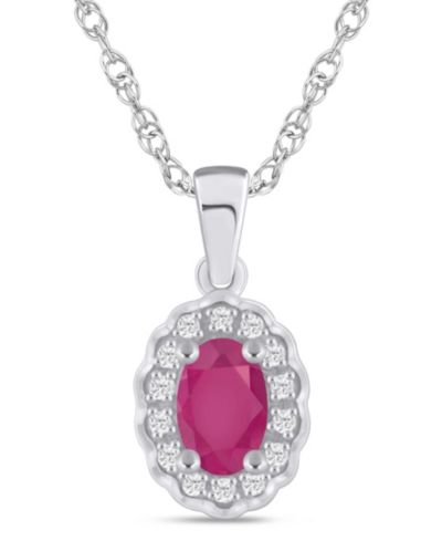 Ruby White Gold