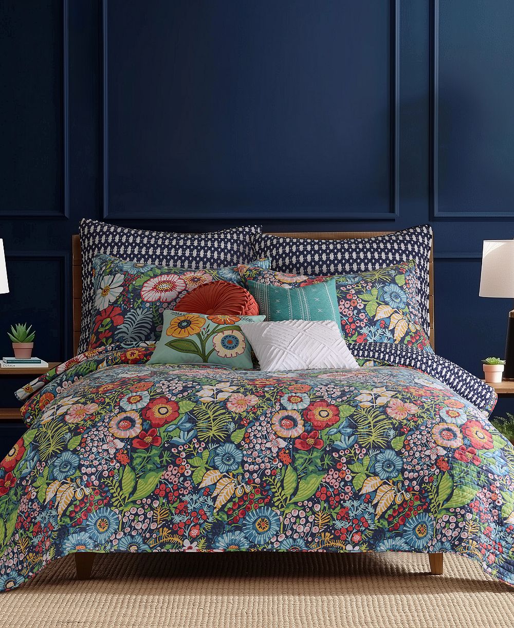 Levtex Home Garden Reversible 3-Pc. Quilt Set, King/California King