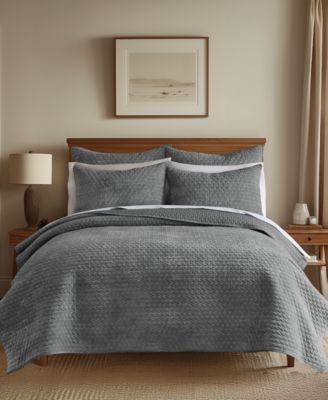 Комплект стеганых покрывал Levtex Home Velvet Stitch, King/California King