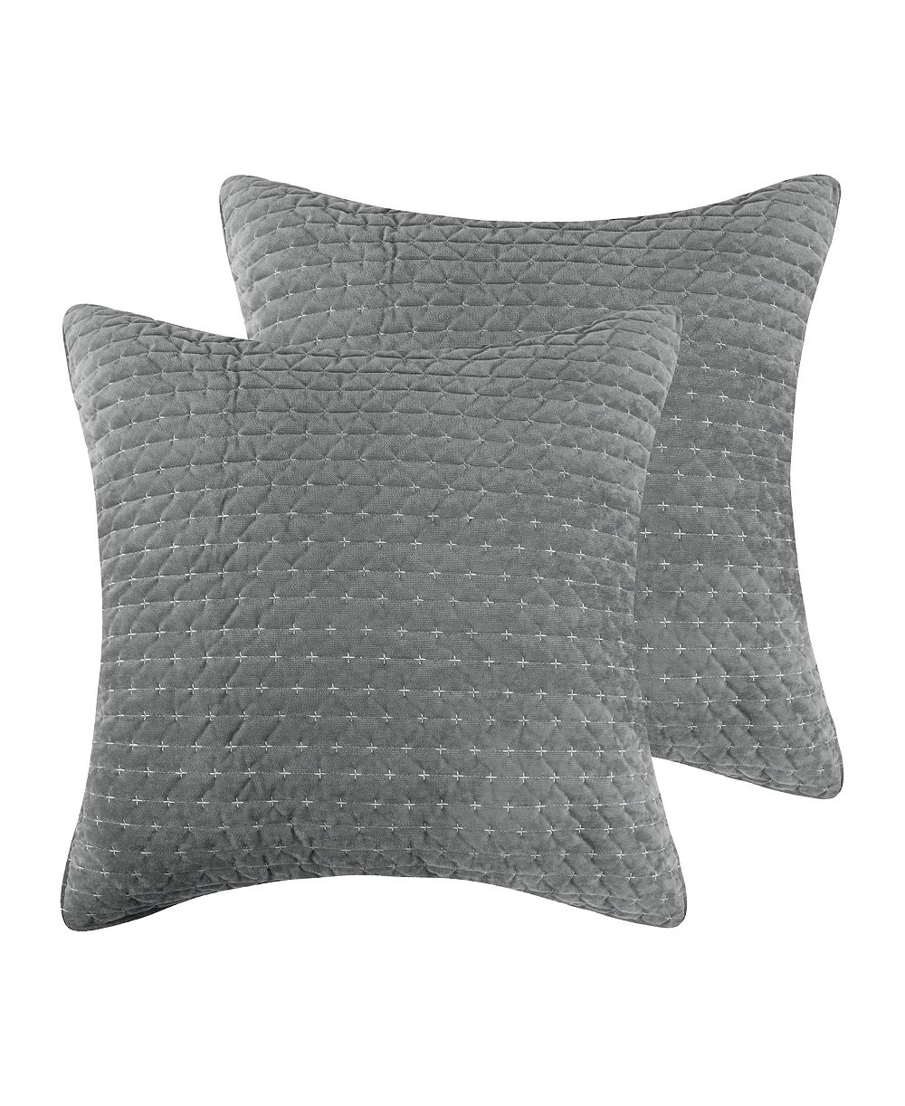 Levtex Home Набор из 2 наволочек Velvet Stitch, European