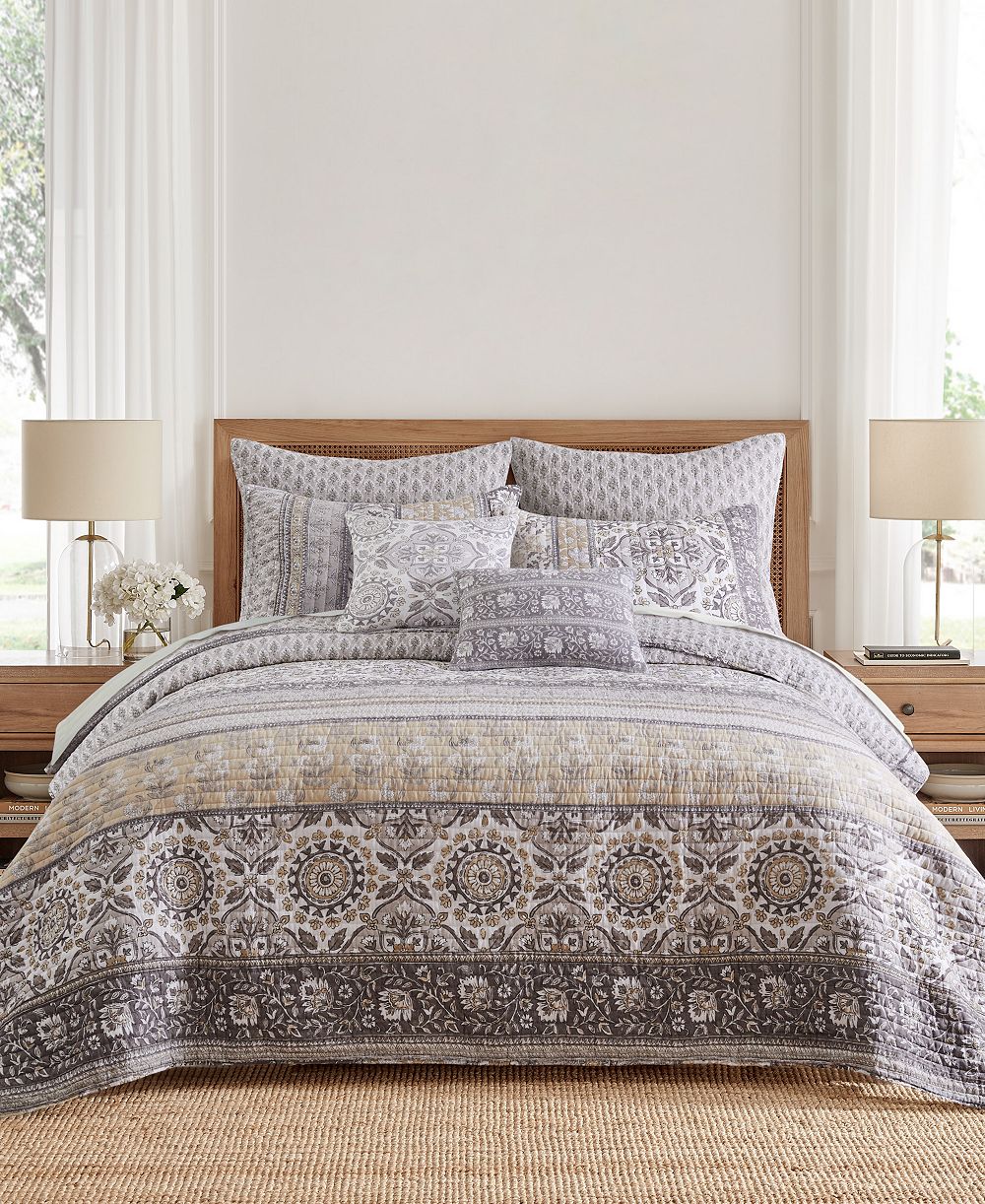 Комплект из 2 стеганых покрывал Levtex Home Lirelle, Twin/Twin XL