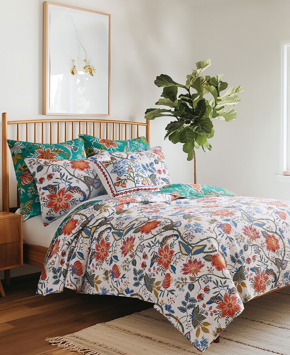 Комплект из 3 элементов Levtex Home Carmina Reversible 3-Pc. Quilt Set, Full/Queen