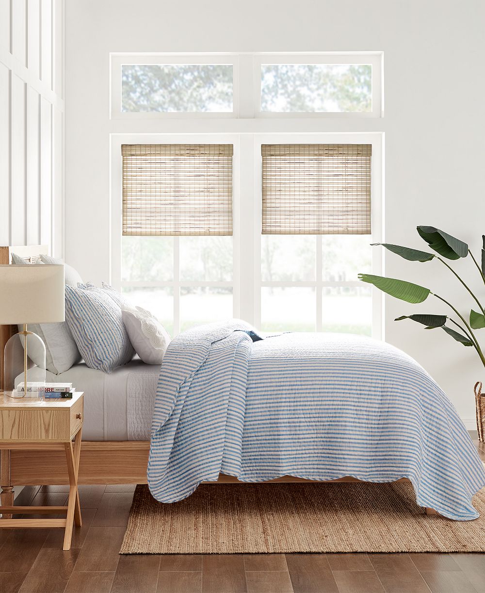 Стяжка Levtex Home Martha Stripe Reversible, набор из 3 шт., Full/Queen