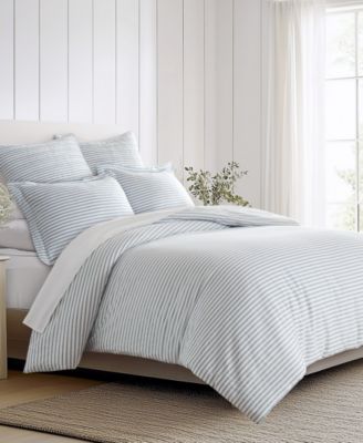 Levtex Home Tobago Stripe Reversible 3-Pc. Duvet Cover Set, Queen