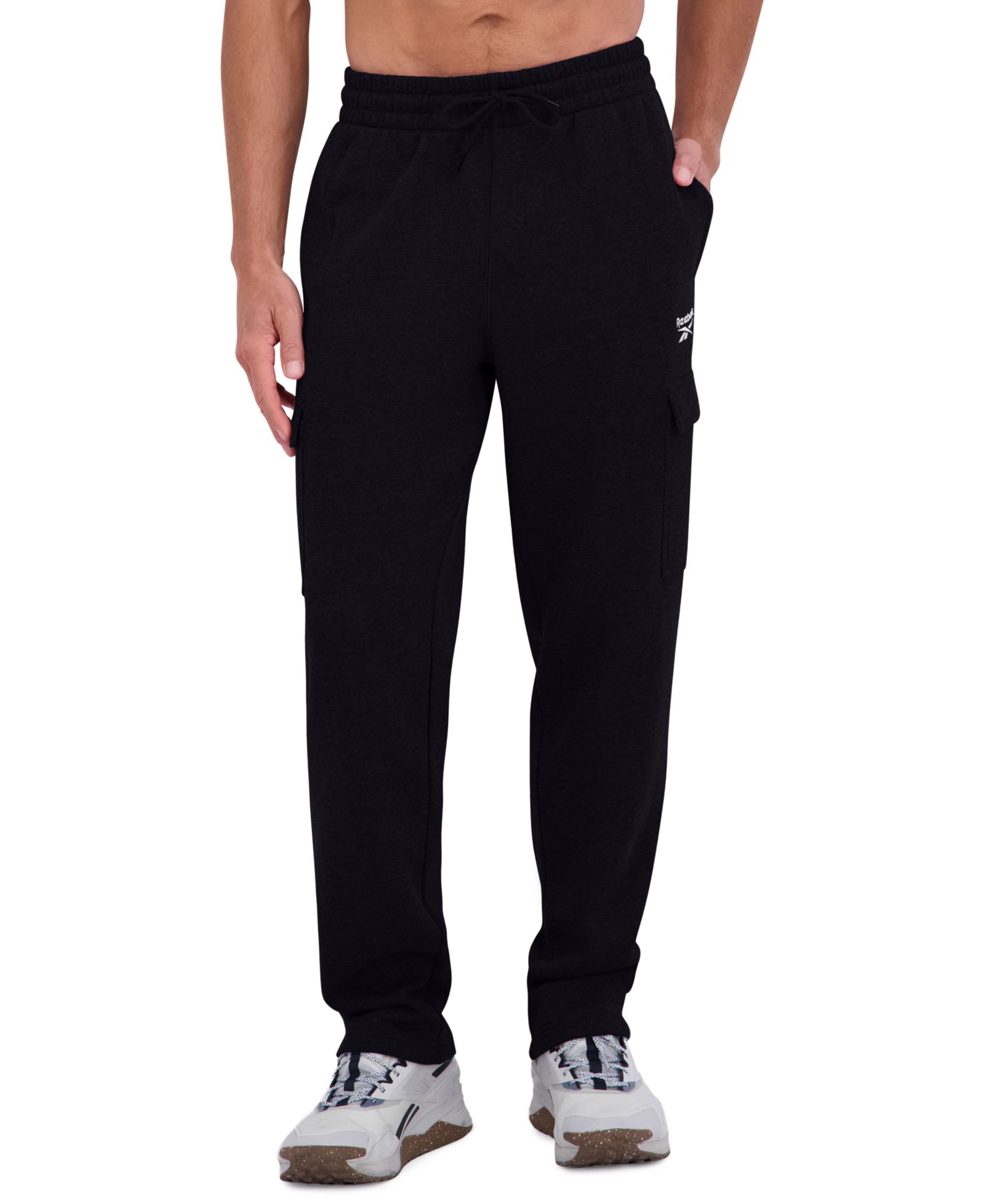 Reebok Men's Fleece Cargo Regular-Fit Pants