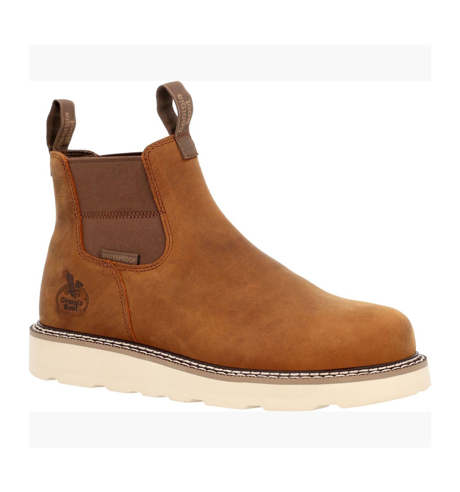 GEORGIA BOOT Men's Core 37 Wedge Waterproof Chelsea Work Boot