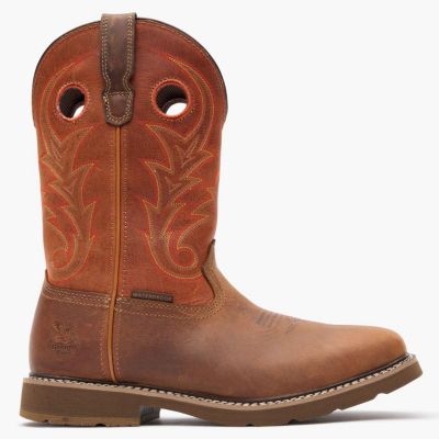 Мужские рабочие ботинки GEORGIA BOOT Core 37 Western 11" Waterproof Pull-On Brown/Rust