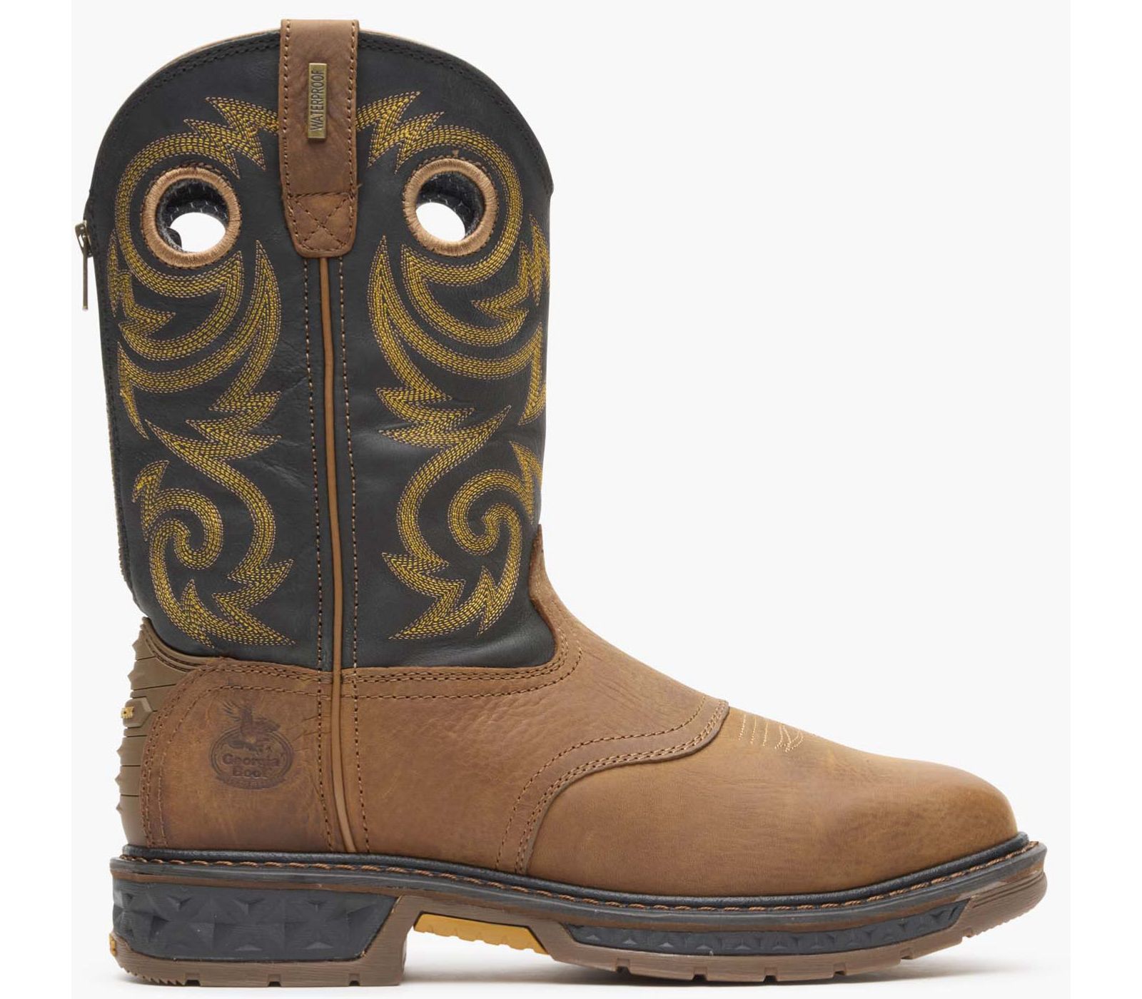 Мужские рабочие ботинки GEORGIA BOOT Carbo-Tec LT Steel Toe Waterproof Pull On