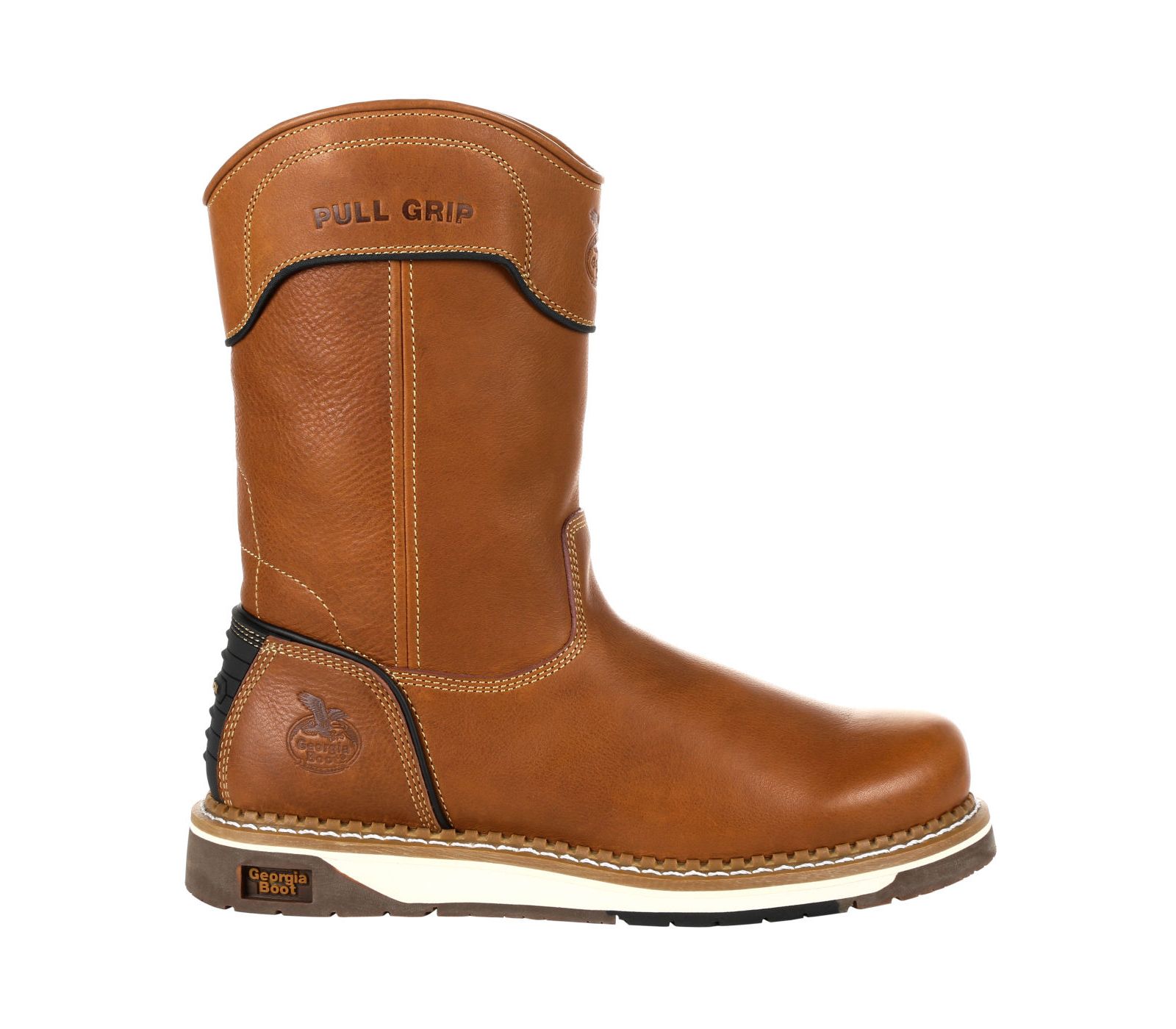 GEORGIA BOOT Мужские рабочие ботинки AMP LT Wedge Pull On