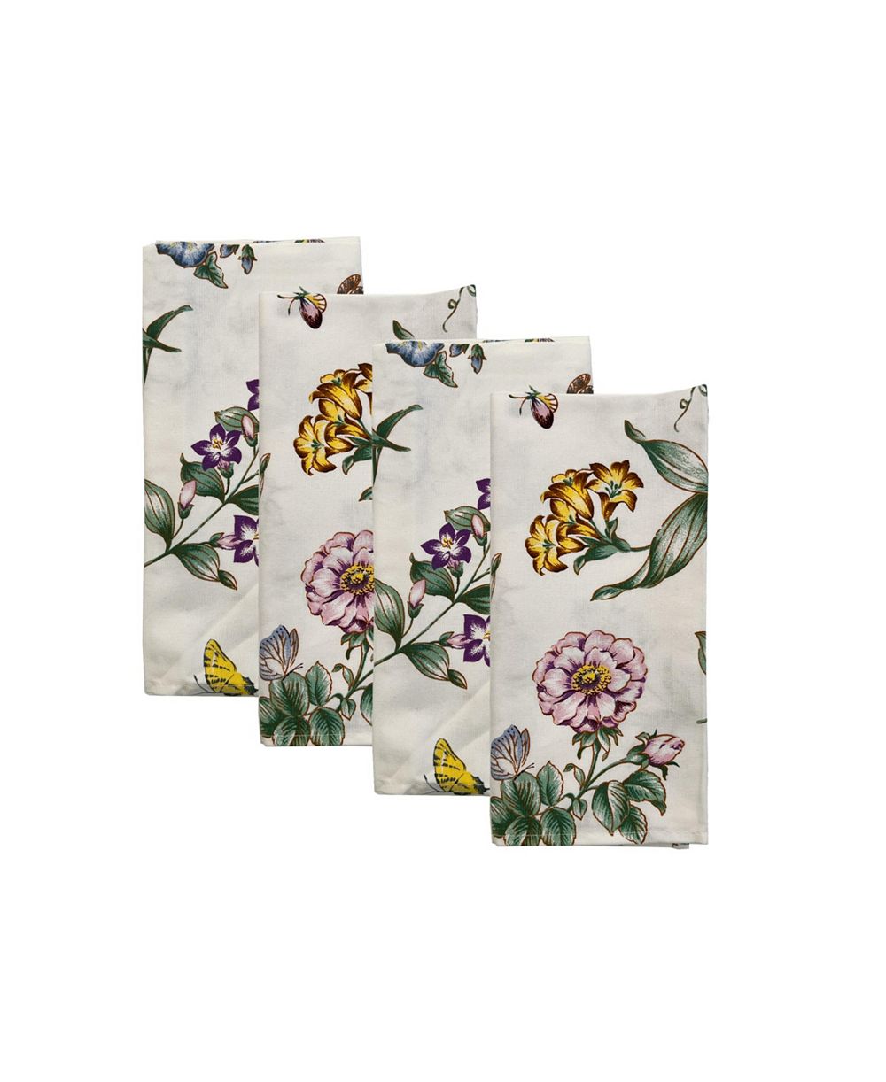 Lenox Butterfly Meadow Quilted Napkins, Set of 4, 19" x 19"