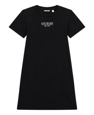 Детское трикотажное платье GUESS 7-16 с коротким рукавом