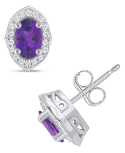 Amethyst White Gold