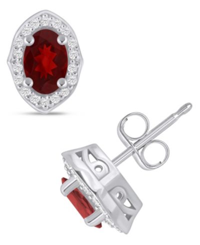 Garnet White Gold
