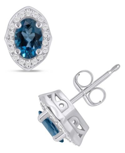 London Blue Topaz White Gold