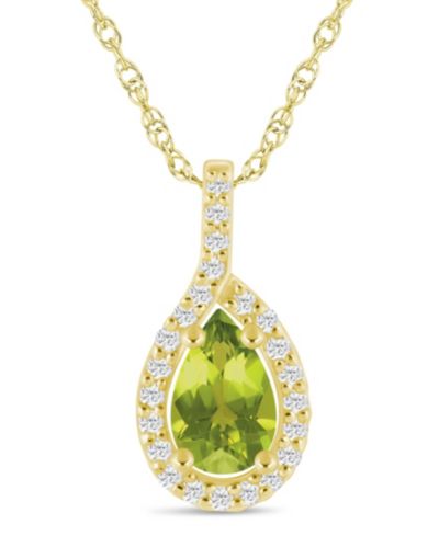 Peridot White Gold