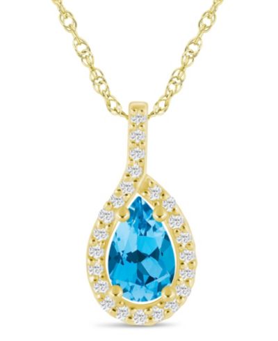 Blue Topaz White Gold