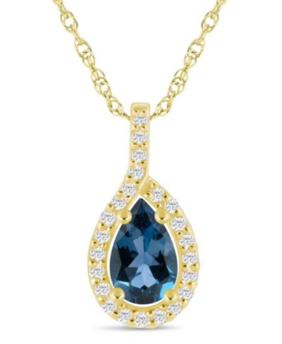 London Blue Topaz White Gold