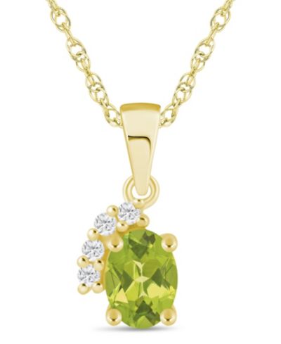 Peridot White Gold