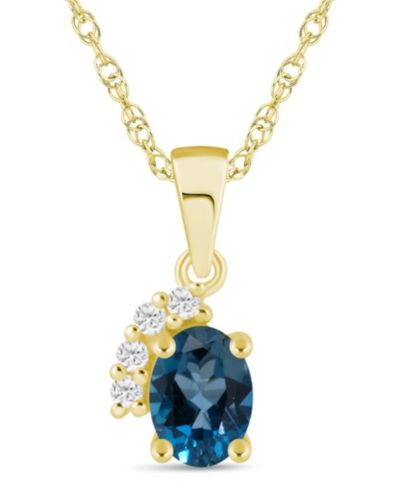 London Blue Topaz White Gold