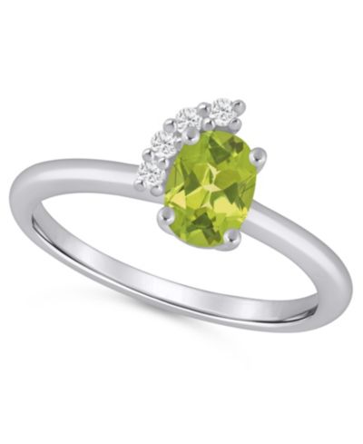 Peridot/White Gold