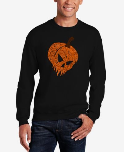 Мужской свитшот LA Pop Art Evil Pumpkin Word Art Crewneck