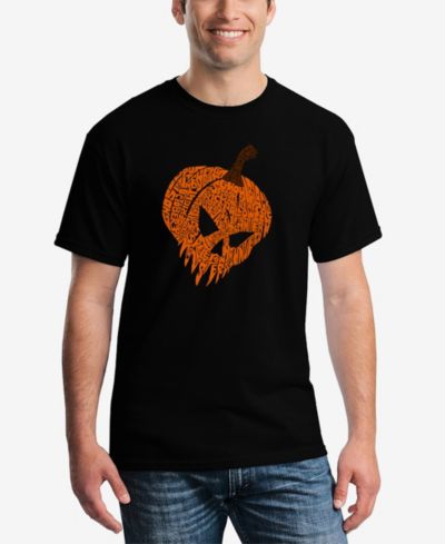 Мужская футболка LA Pop Art Evil Pumpkin Word Art