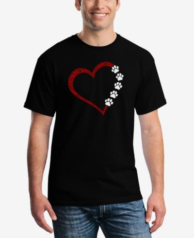 LA Pop Art Мужская футболка Meow Heart Word Art