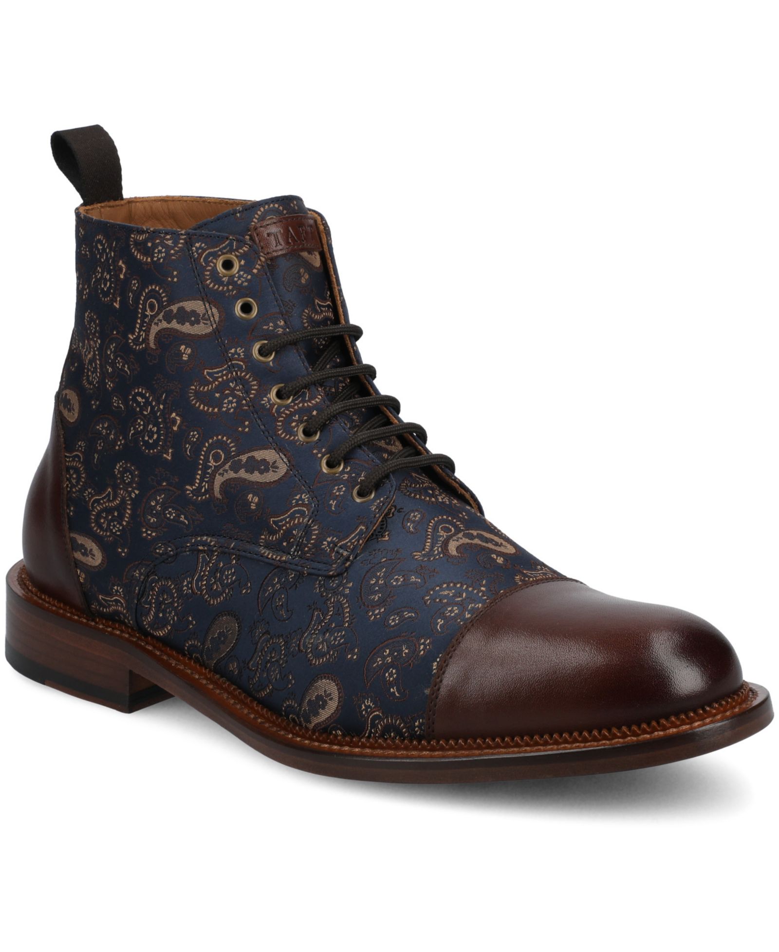 Taft Men's Jack Round-Toe Dress Boots