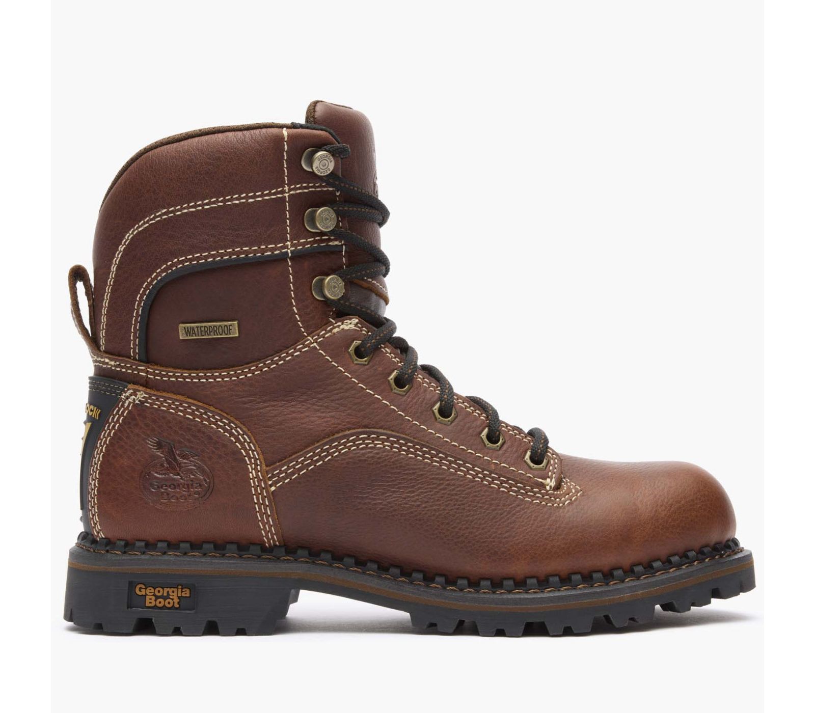 Мужские водонепроницаемые рабочие ботинки GEORGIA BOOT Rumbler 8inch Composite Toe