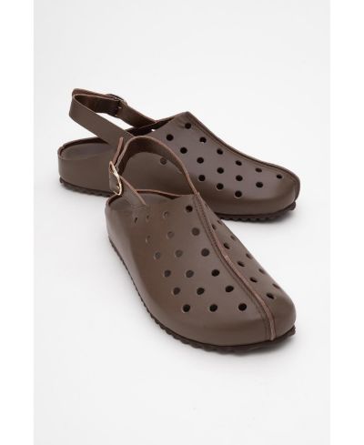 Forever & Always Shoes Женские кожаные сабо Justa