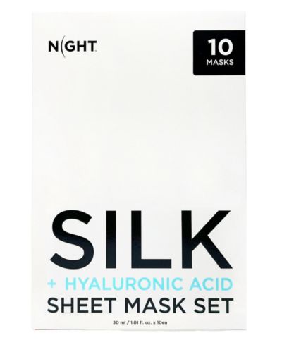 NIGHT Hydrating Sheet Mask with Hyaluronic Acid, 10-pack