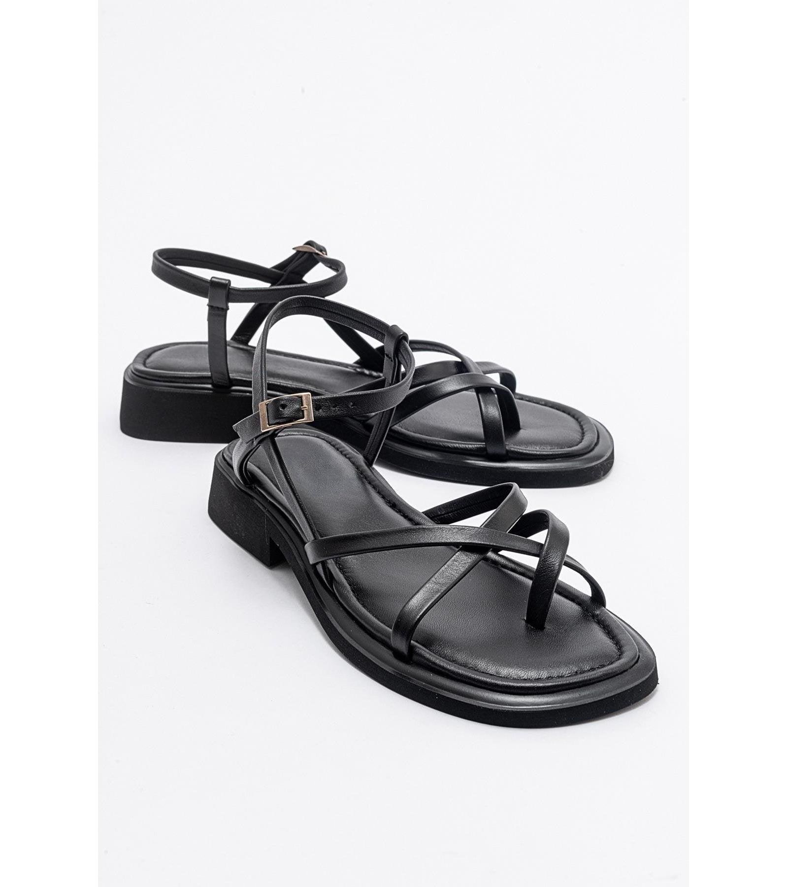 Antas Strappy Leather Flat Sandals (Women)