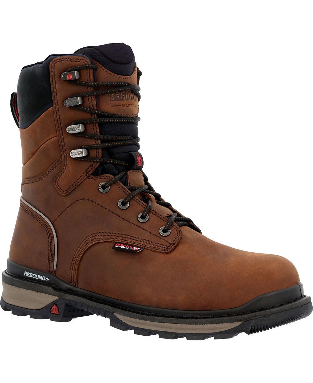 Мужские рабочие ботинки ROCKY Rams Horn Waterproof Composite Toe