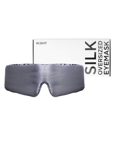NIGHT Silk Sleep Mask, Oversized - Eye Mask, Machine Washable