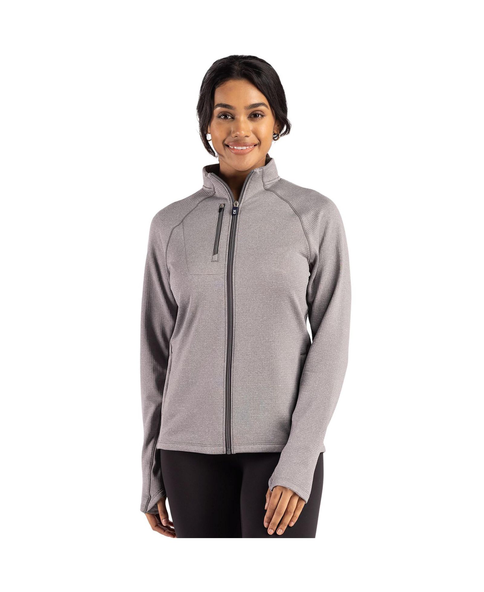Cutter & Buck Women's Cutter and Buck Peshastin Fleece Recycled Full Zip Jacket