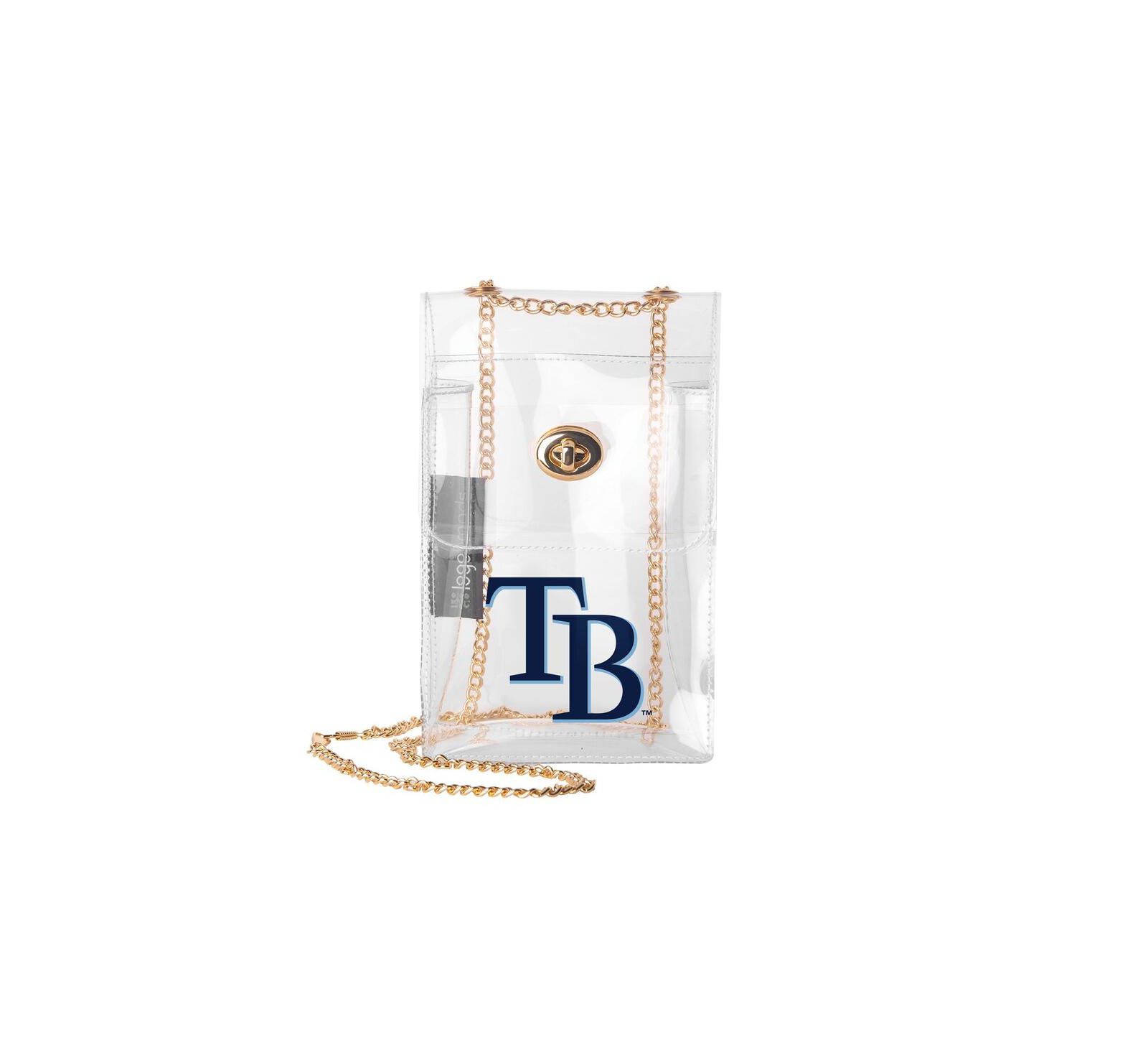 Прозрачная сумка через плечо Logo Brands Tampa Bay Rays Clear Essential