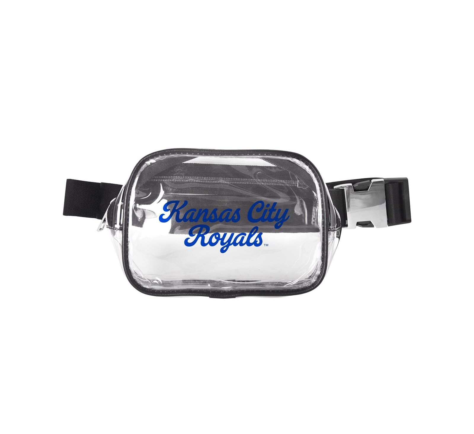 Logo Brands Kansas City Royals Clear Belt Bag