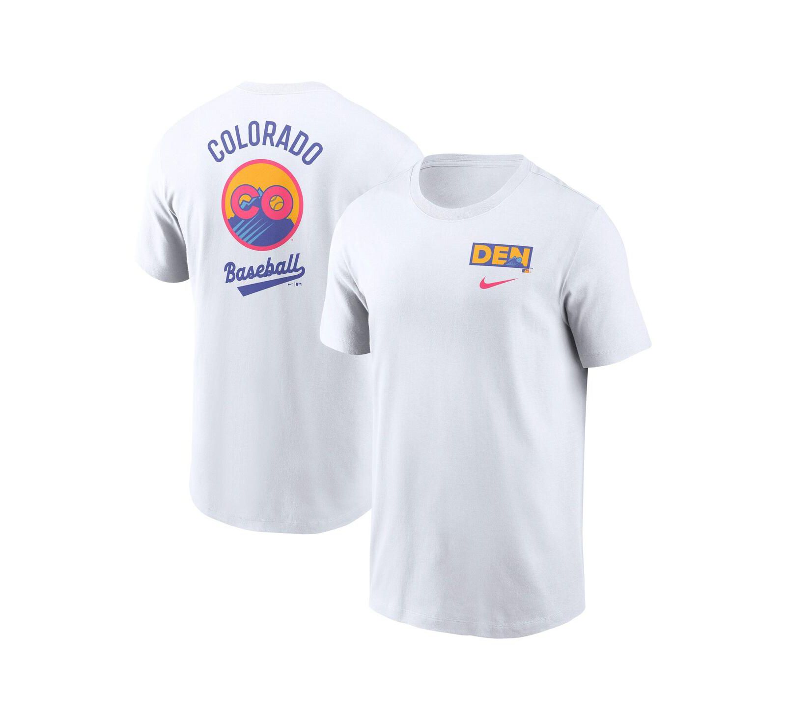 Nike Men's White Colorado Rockies 2025 City Connect Graphic T-Shirt