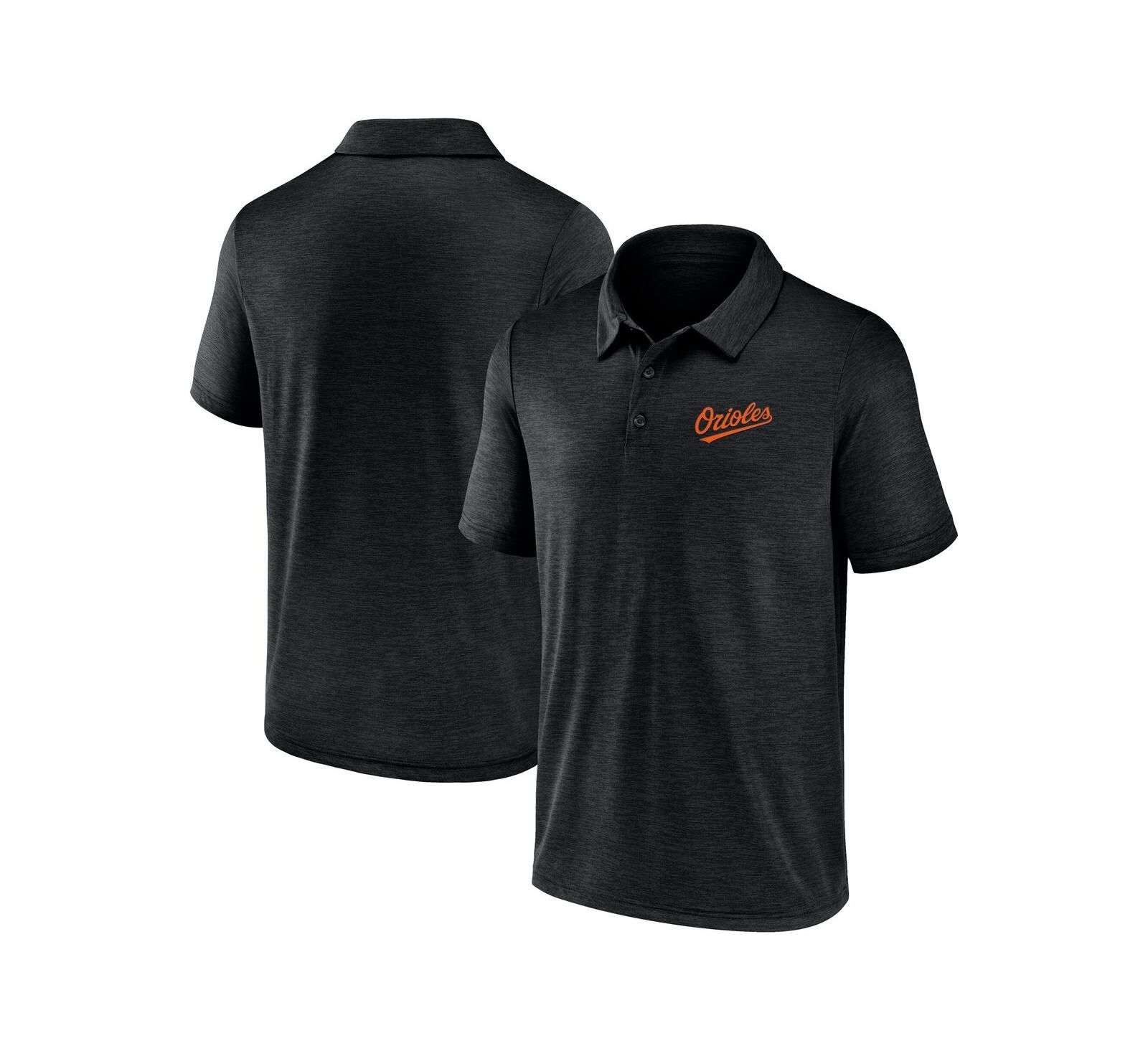 Fanatics Мужская рубашка-поло Baltimore Orioles Unstoppable, черная